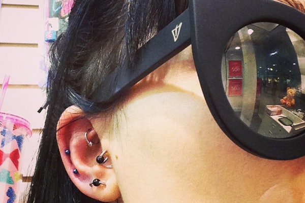 Tlc's ear sale and body piercing