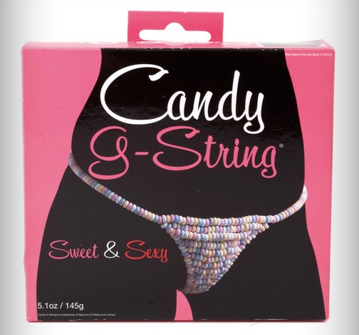  Edible Gummy Thong and Bra - Eat Me Strawberry