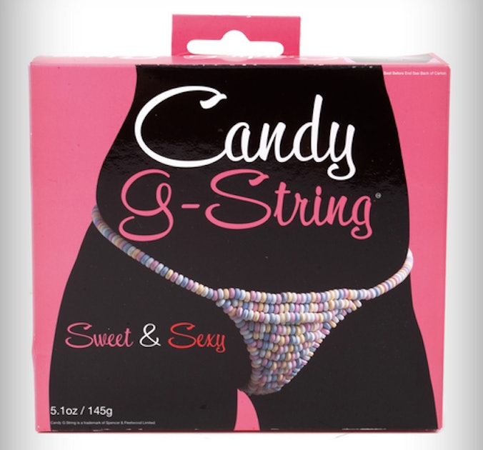 Sweet Lover Candy G String Panty - Multi Color