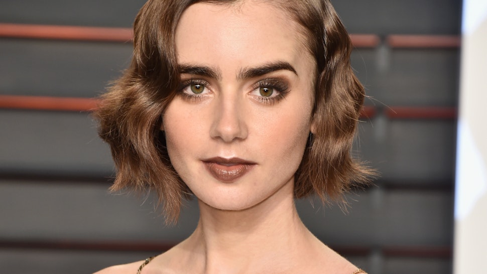 Is Lily Collins Red Hair Real The Fiery Shade Suits The Actress