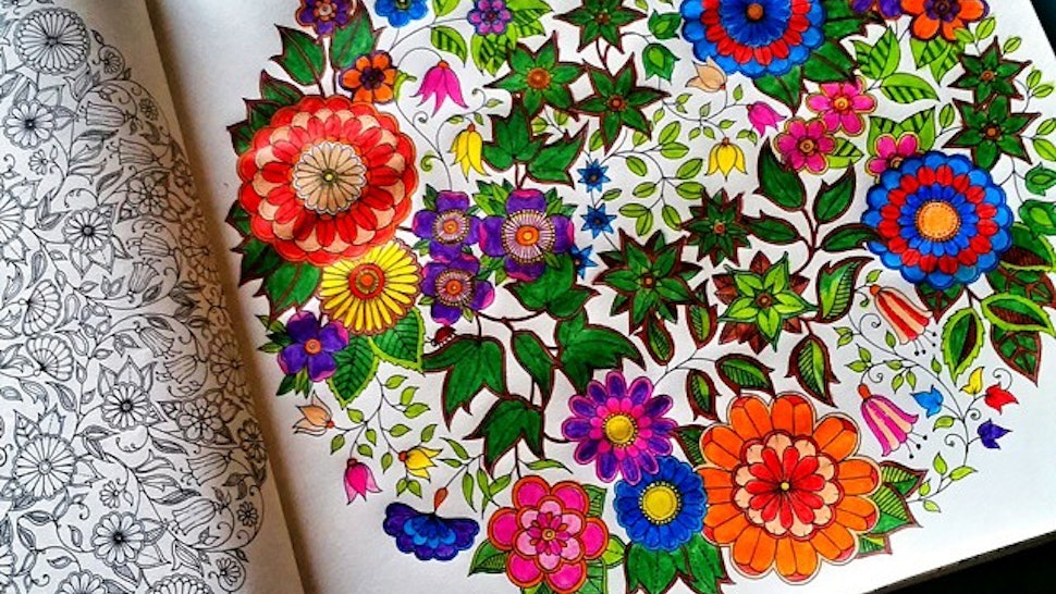 Johanna Basford's Coloring Books For Adults Reach The No. 1 On Amazon's