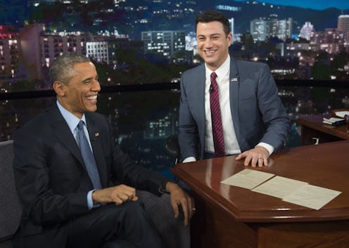 Barack Obama hosted by Jimmy Kimmel in 'Jimmy Kimmel Live.'