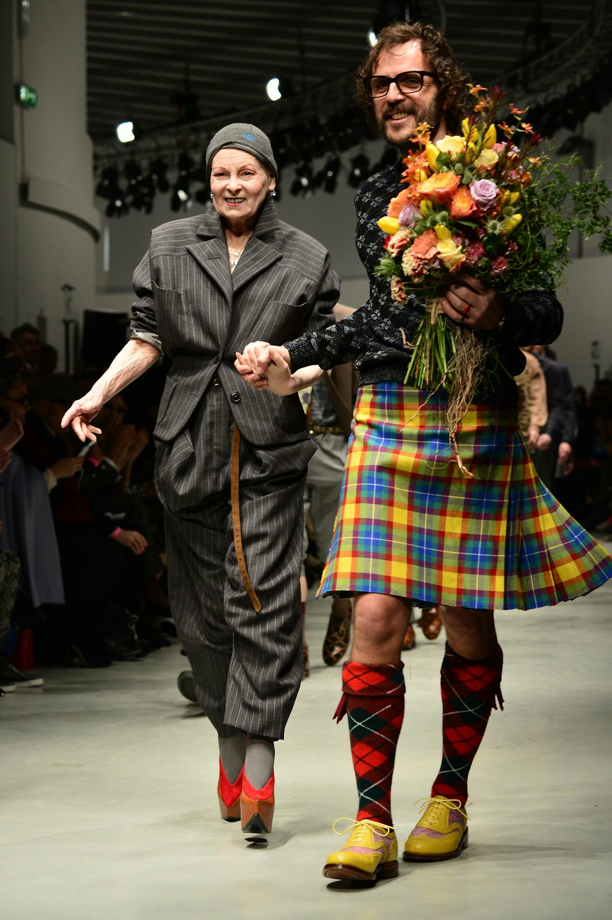 Vivienne Westwood's Paris Fashion Week Show Puts Men In Dresses and