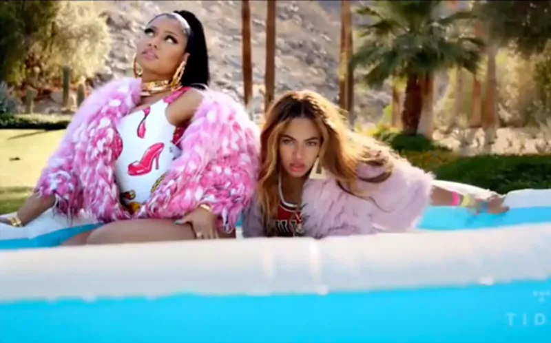 Beyoncé & Nicki Minaj 'Feeling Myself' Video Features Adorable Graphic ...