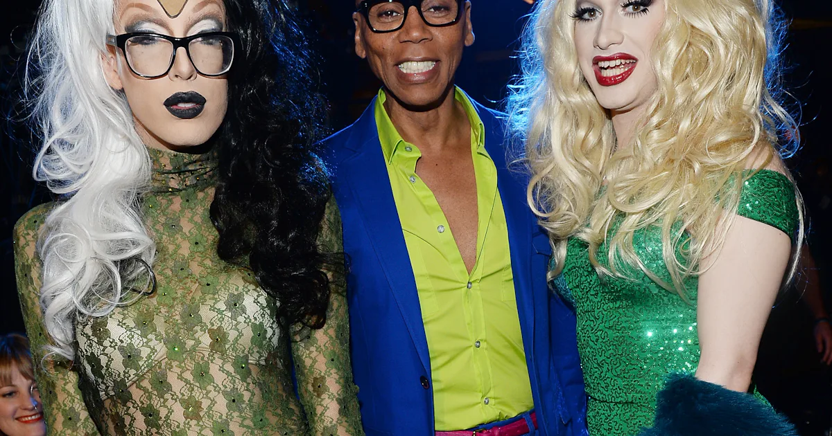 dressed in drag halloween party TBT to Halloween ten years ago when things got a little Cucu for Scream Queen #1 Lucy Lips. (Speaking of Drag Race, don't forget next week is Sensasian with Stephanie, Melinda, and