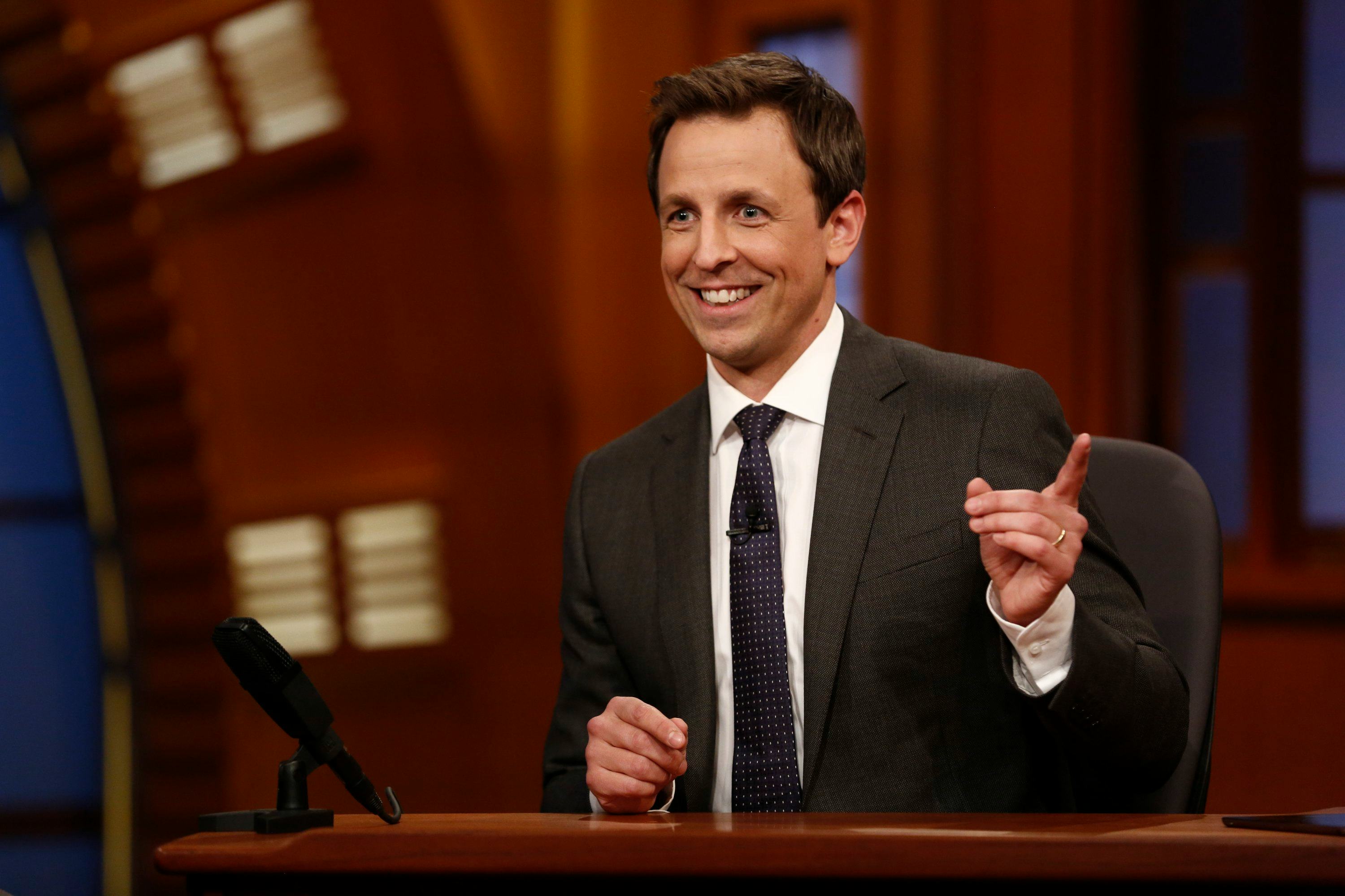 Seth Meyers Brings High Ratings To 'Late Night'... & To A Surprising