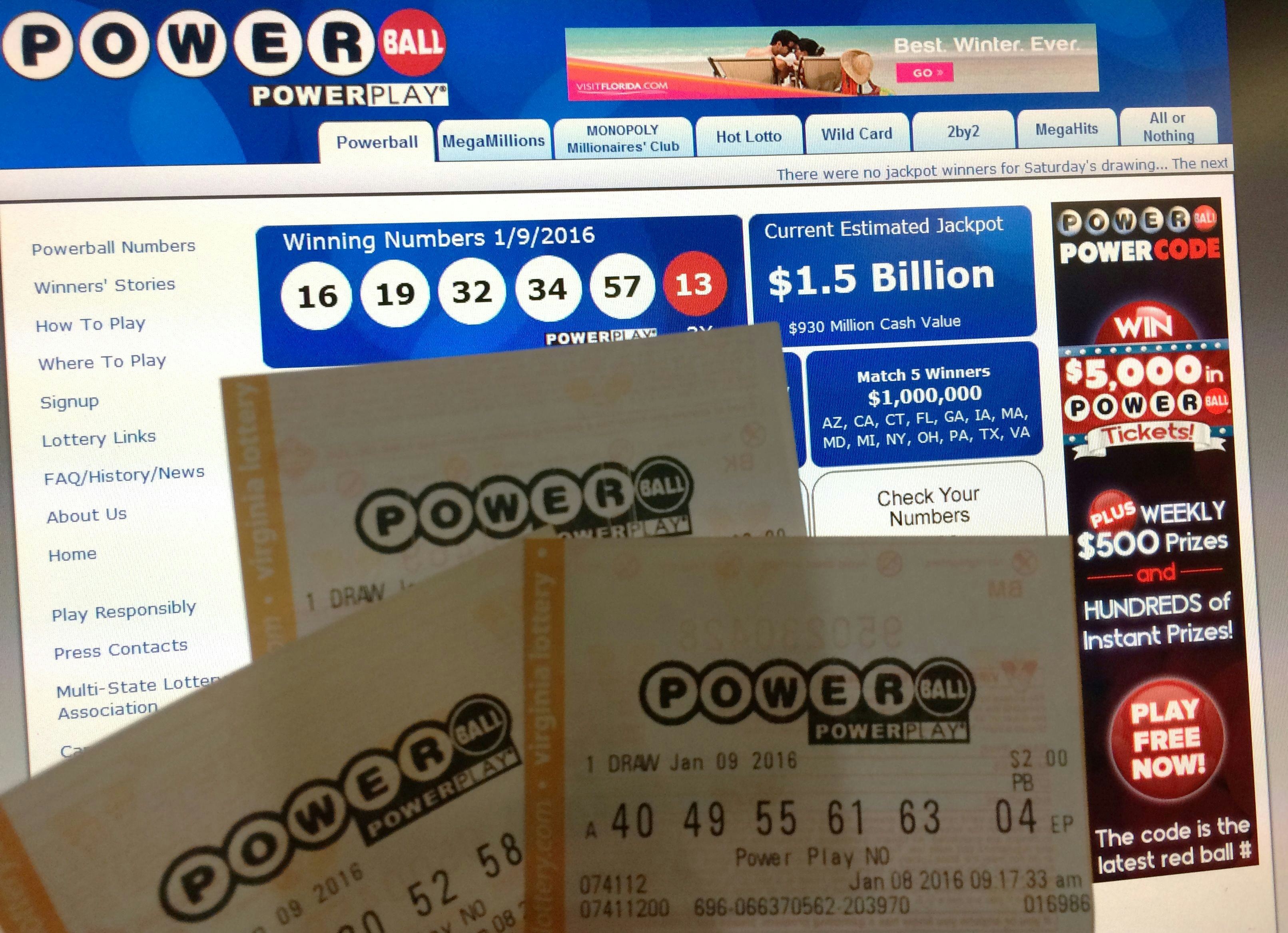 Do Powerball Numbers Have To Be In Order? The $1.5 Billion Payout Has A Lot Of People Curious
