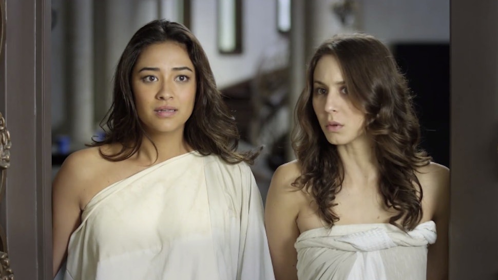 Pll Stars Shay Mitchell Troian Bellisario S Short Film Is Dark