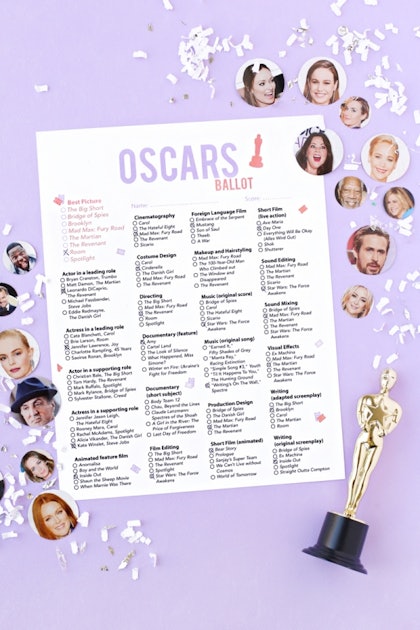 Oscars Party Game BUNDLE 94th Academy Awards Party Games 