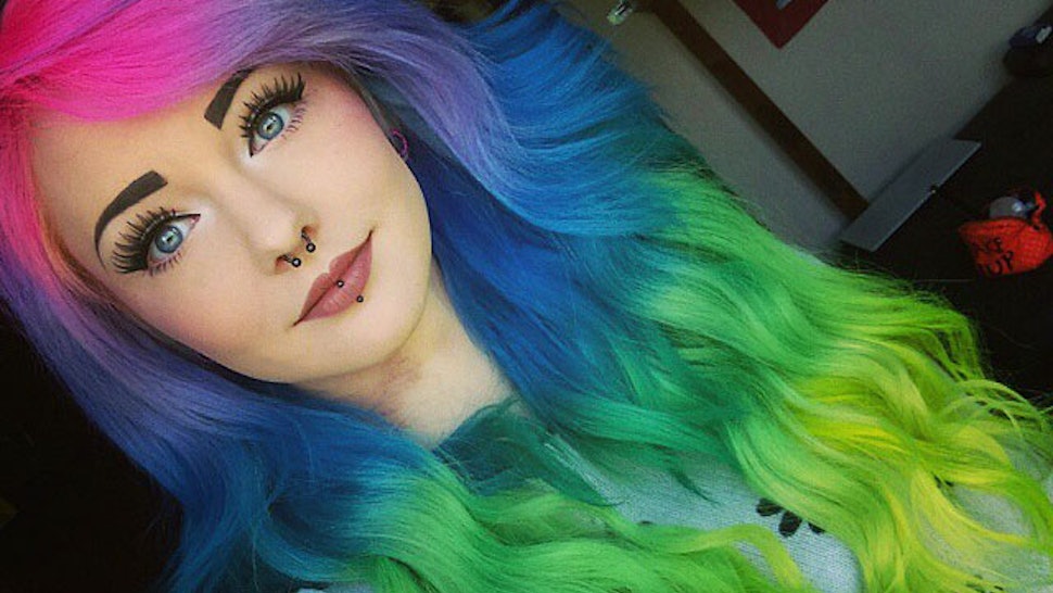 11 Amazing Rainbow Hair Photos To Help You Celebrate The