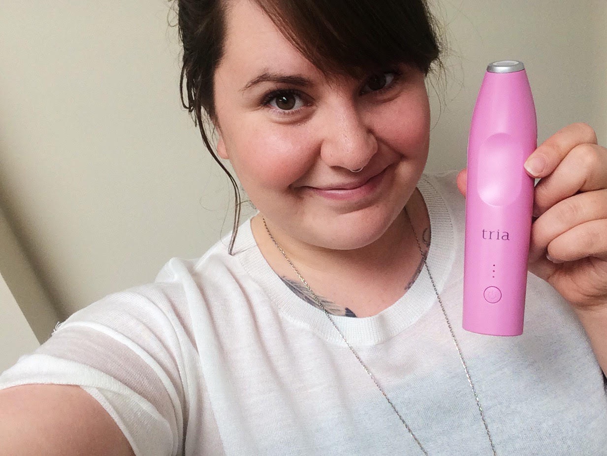 15 Stages Of Using An At Home Hair Removal Laser For The First