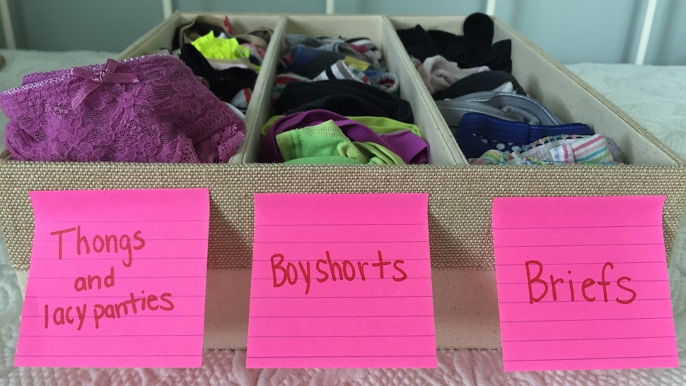 5 Ways To Organize Your Underwear Collection So Getting Dressed Is