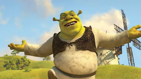 The ogre Shrek runs through the fields in the hit 2001 anti-fairytale, which is filled with adult jo...