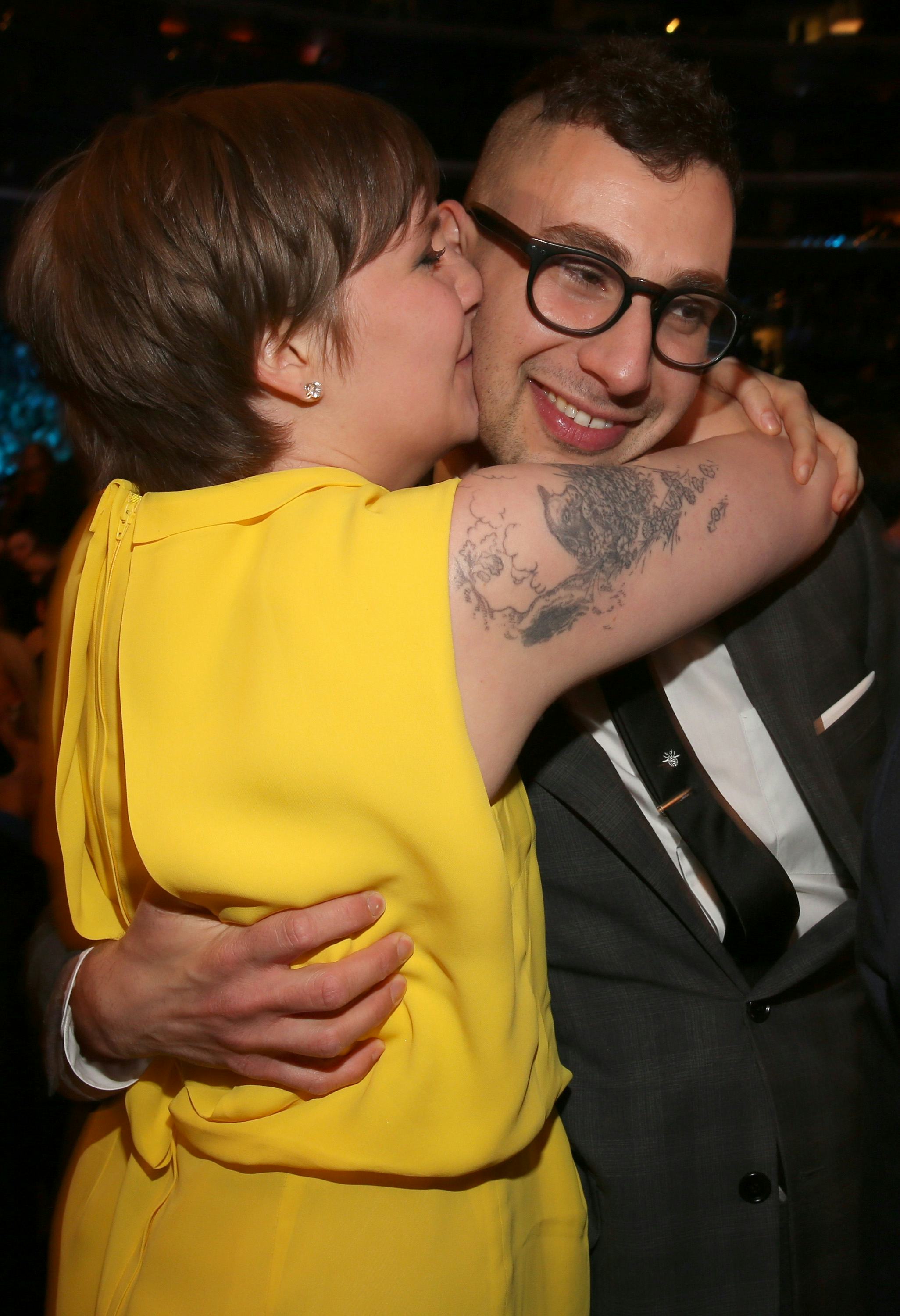 How Did Lena Dunham & Jack Antonoff Meet? Their First Date Went Really,  Really Well