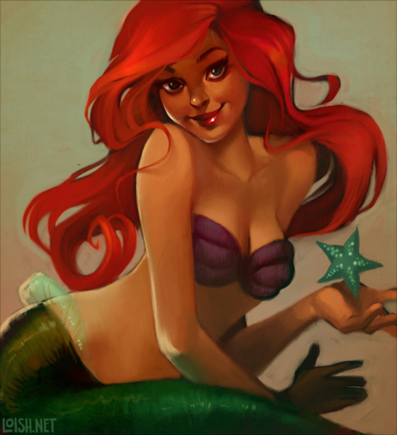 Little Mermaid Ariel Cartoon Valley