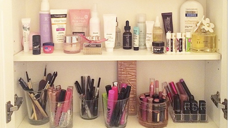 How to Organize Beauty Products: Storage for Hair Products and Makeup
