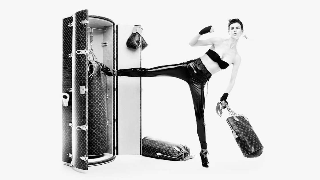 Karl Lagerfeld's Louis Vuitton Punching Bag is the Most Useless