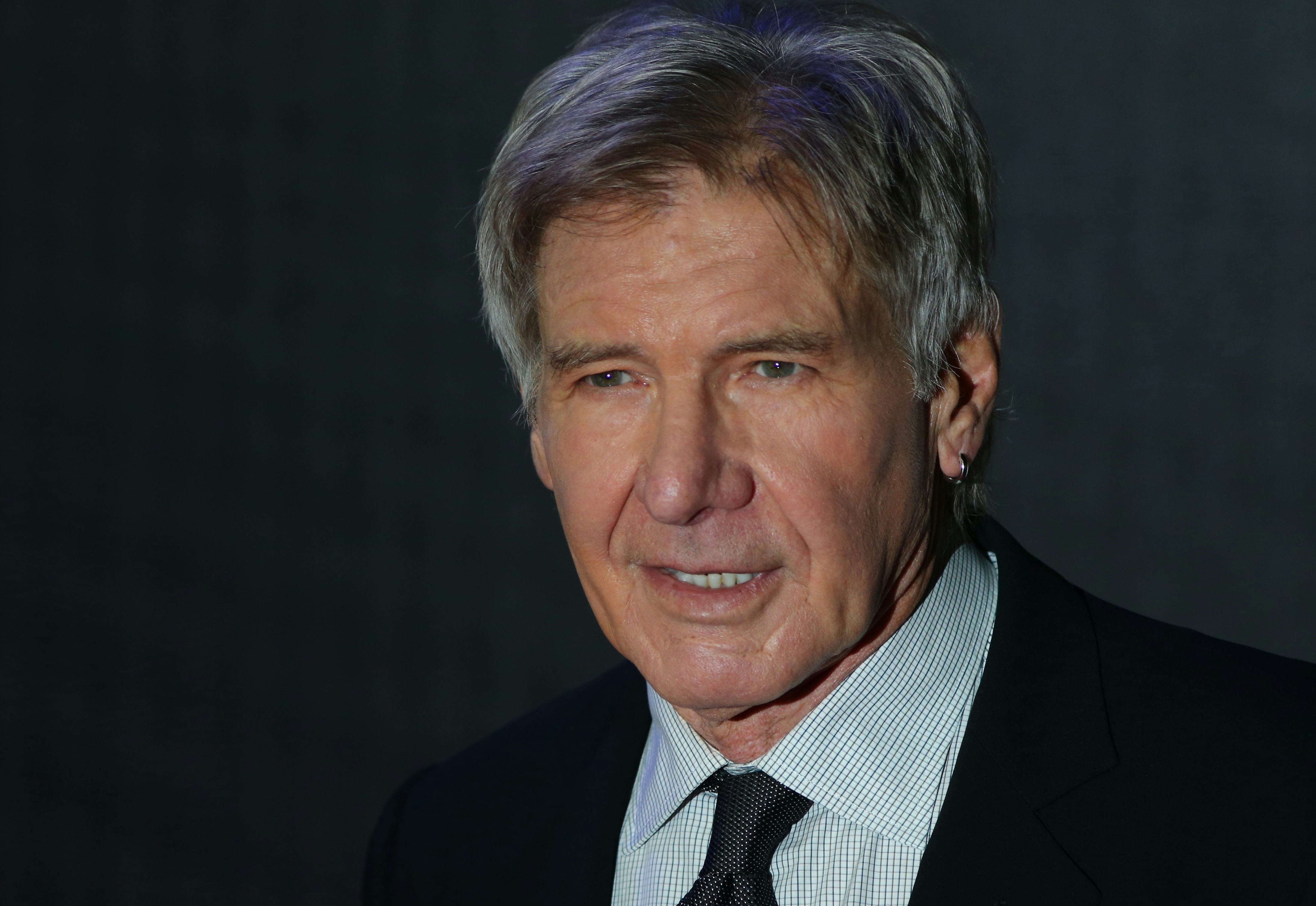 harrison ford destroys lego falcon