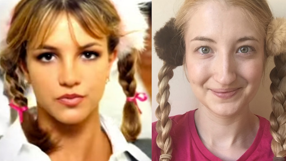 I Recreated 5 Britney Spears Hairstyles At Home To Get My Oops I