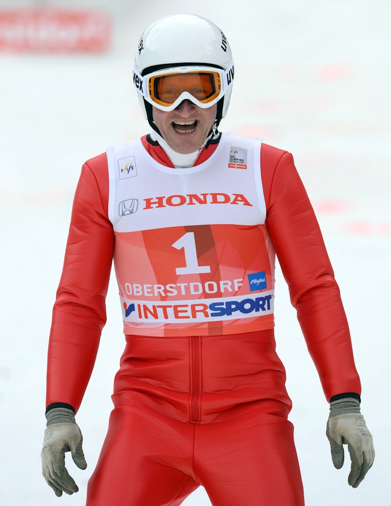 11 Pictures Of 'Eddie The Eagle' Edwards From His Moment In The Olympic