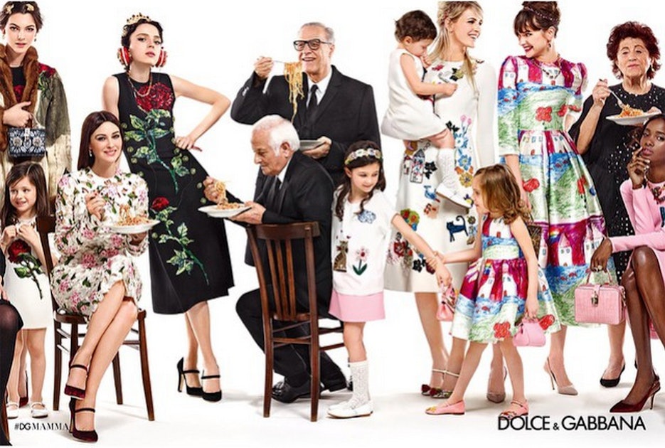 Dolce & Gabbana Fall/Winter 2016 Campaign Celebrates Family, Fashion, And  Delicious Spaghetti
