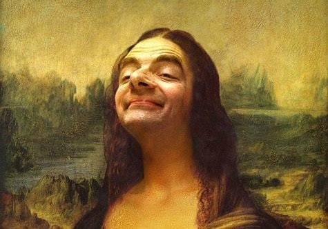 Illustrator Rodney Pike Photoshopped Mr. Bean into Famous