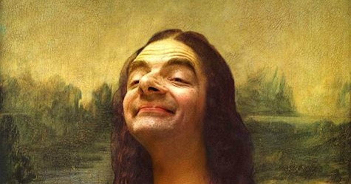 Illustrator Rodney Pike Photoshopped Mr Bean Into Famous