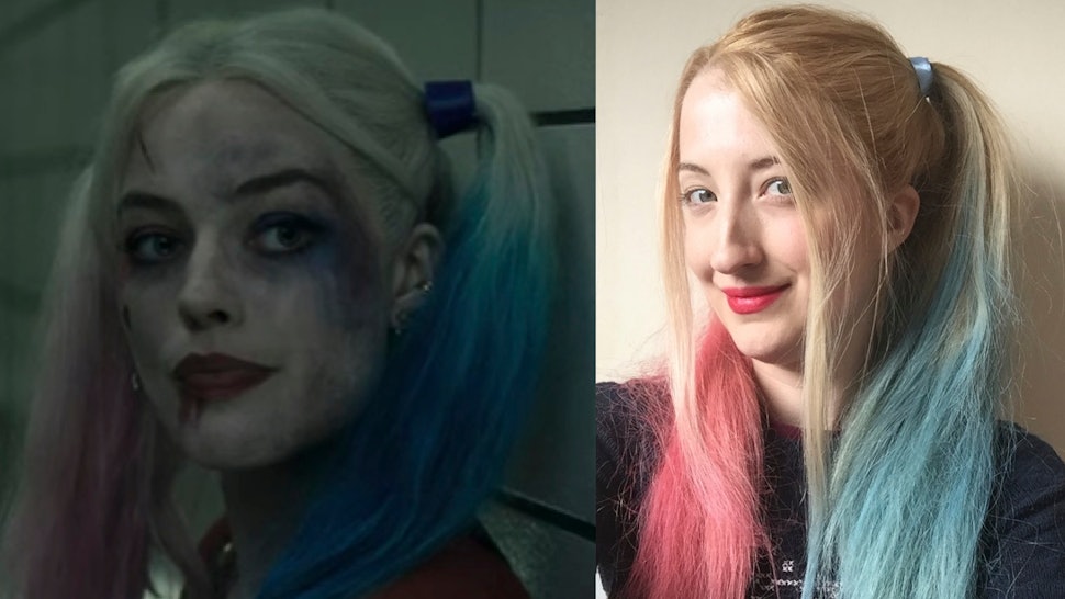 Diy Harley Quinn Suicide Squad Hair In 7 Simple Steps For Looks