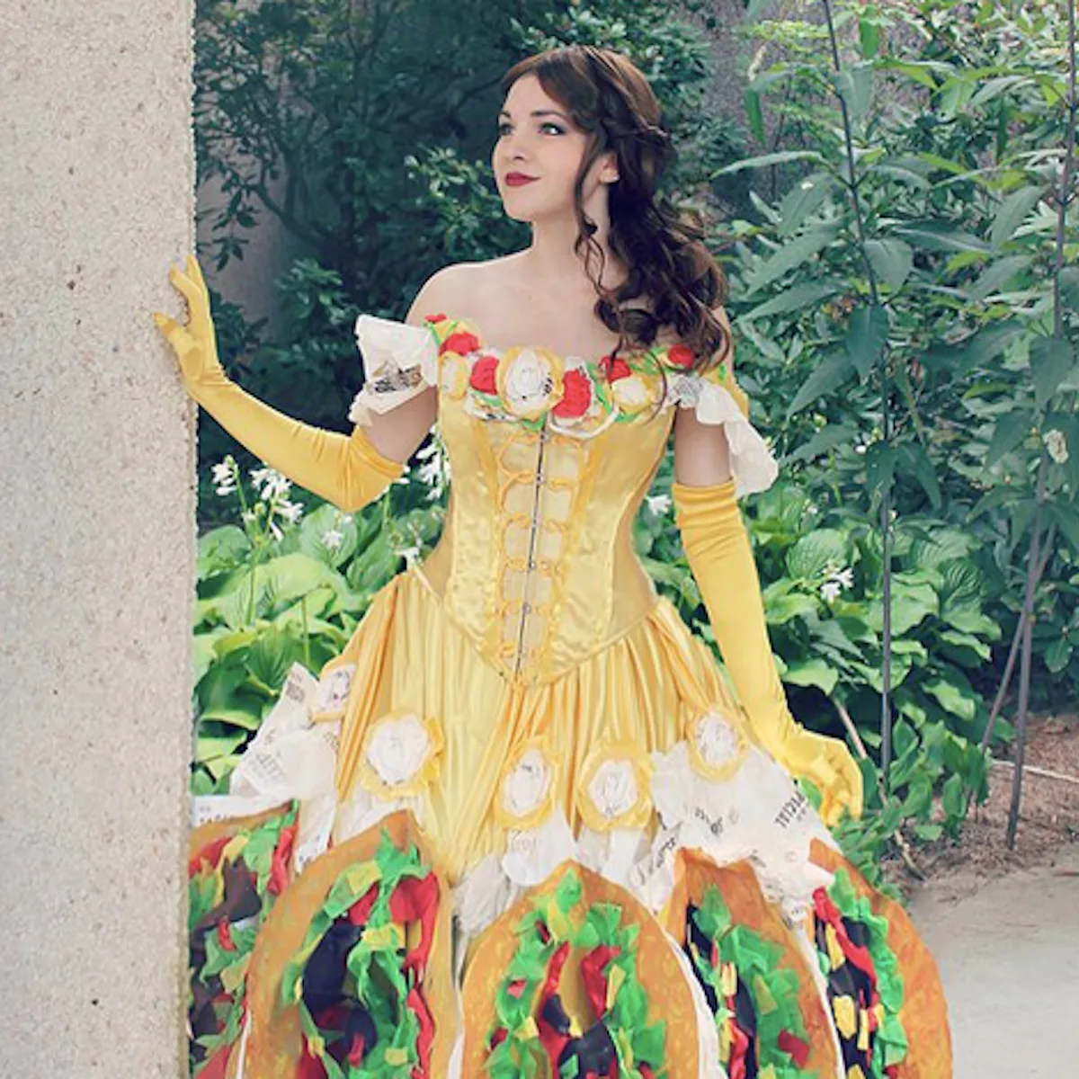 This Taco Belle Dress Cosplay Is The Millennial Reboot Of Princess Belle You Always Knew You Needed PHOTOS This Taco Belle Dress Cosplay Is The Millennial Reboot Of Princess Belle You Always Knew You Needed PHOTOS