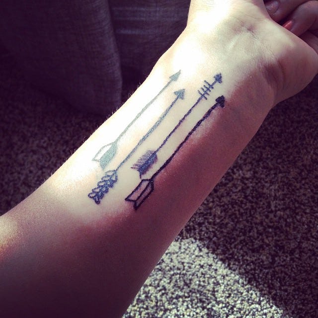 meanings of arrow tattoos