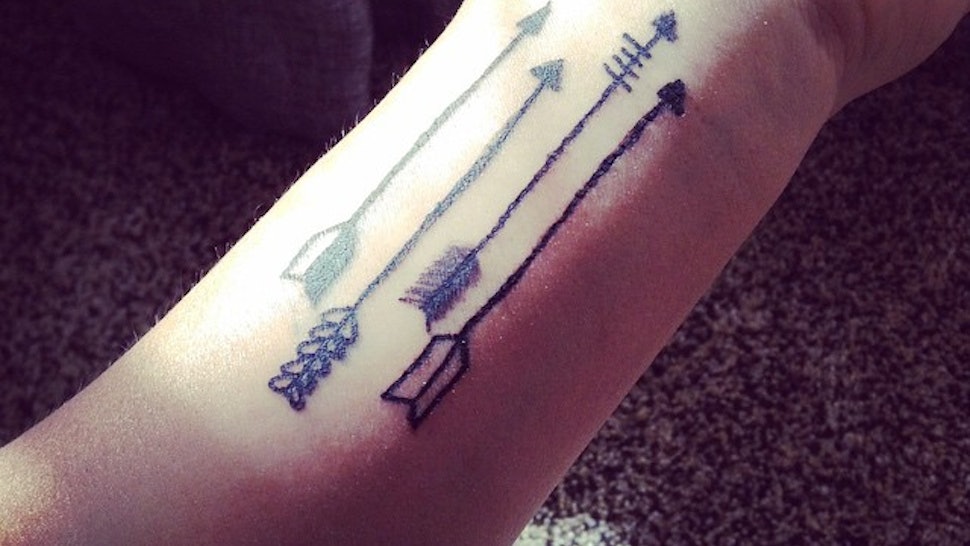 What Does A Tattoo Of An Arrow Mean Because There S A Lot