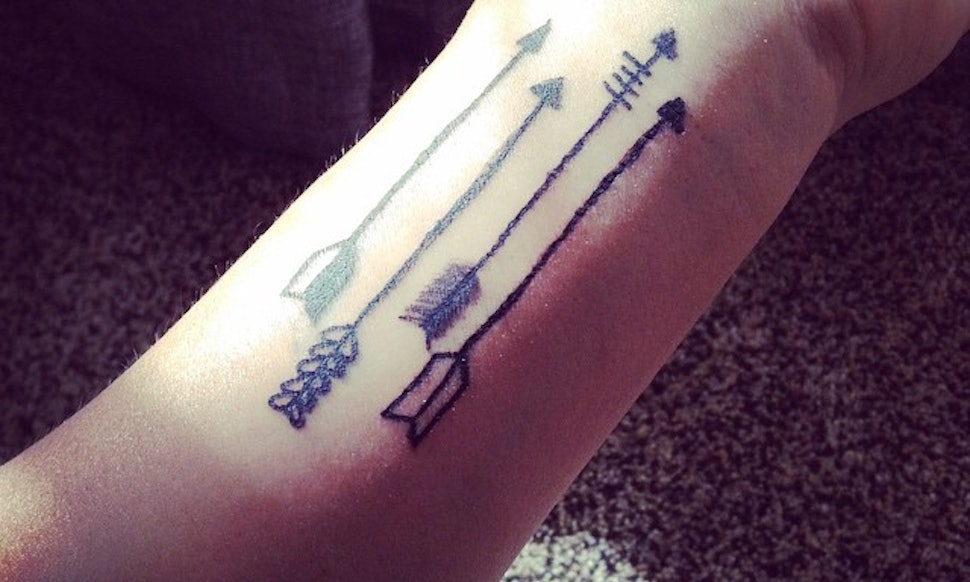What Does A Tattoo Of An Arrow Mean Because There S A Lot