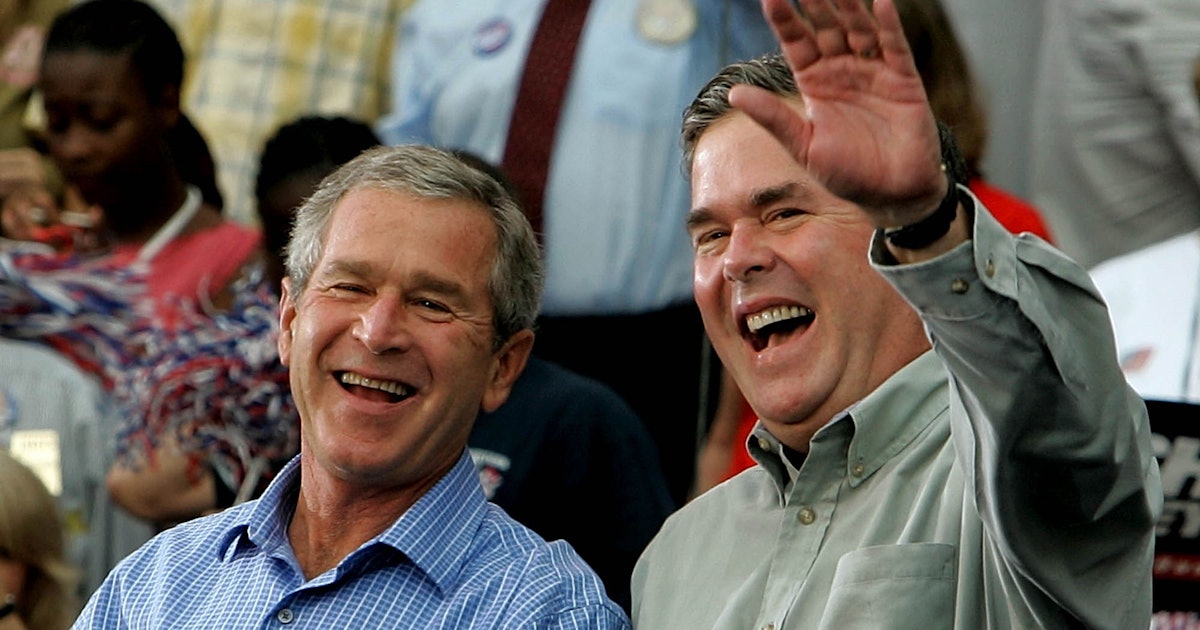 Буш младший и Джеб Буш. Джордж Буш-младший и Джим Керри.