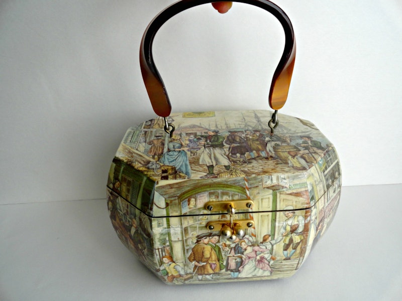 Victorian Acrylic Box Handbag