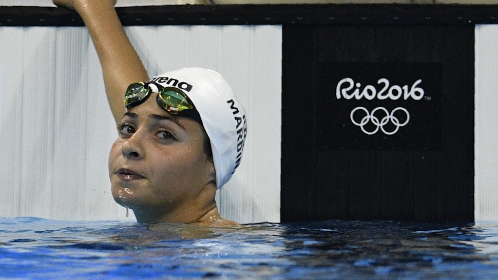 Image result for yusra mardini swimming