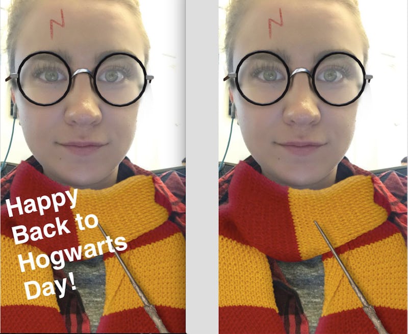 There's A 'Harry Potter' Snapchat Filter For Back To Hogwarts Day, Y'all