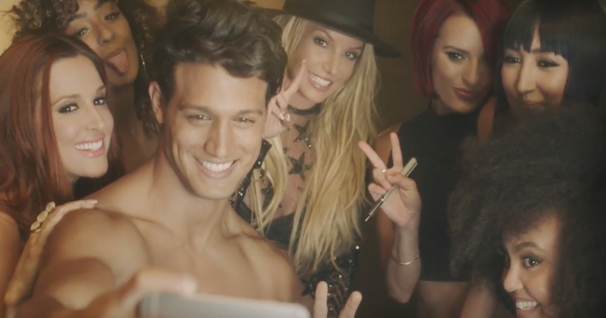 Who Is The Guy In Britney Spears Make Me Video At Least One Of The Gents Is A Recognizable Face