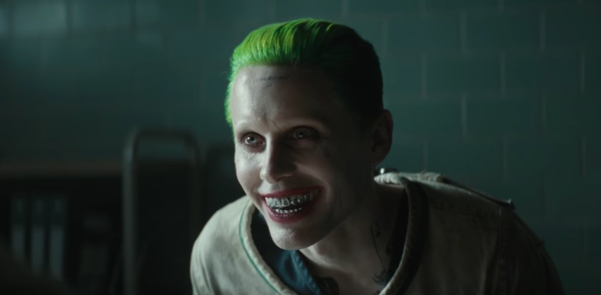 1. Joker's "Damaged" tattoo in Suicide Squad - wide 7
