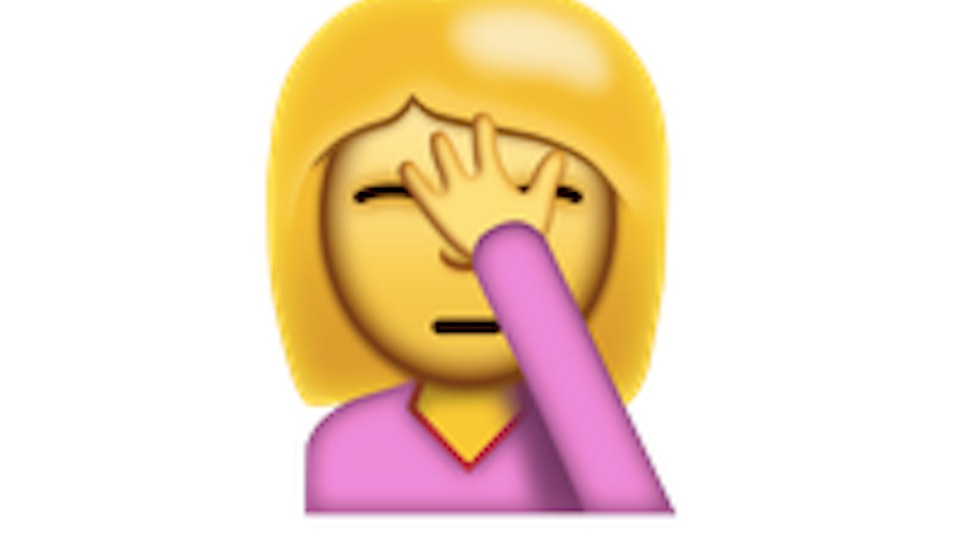 The Face Palm Emoji Is Here To Express What Words Just Cannot Even
