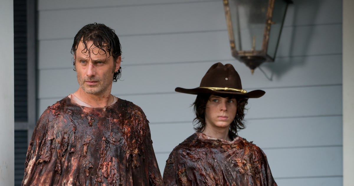 Carl Loses An Eye On The Walking Dead Which Means He Ll Finally Look Like His Comic Book Counterpart