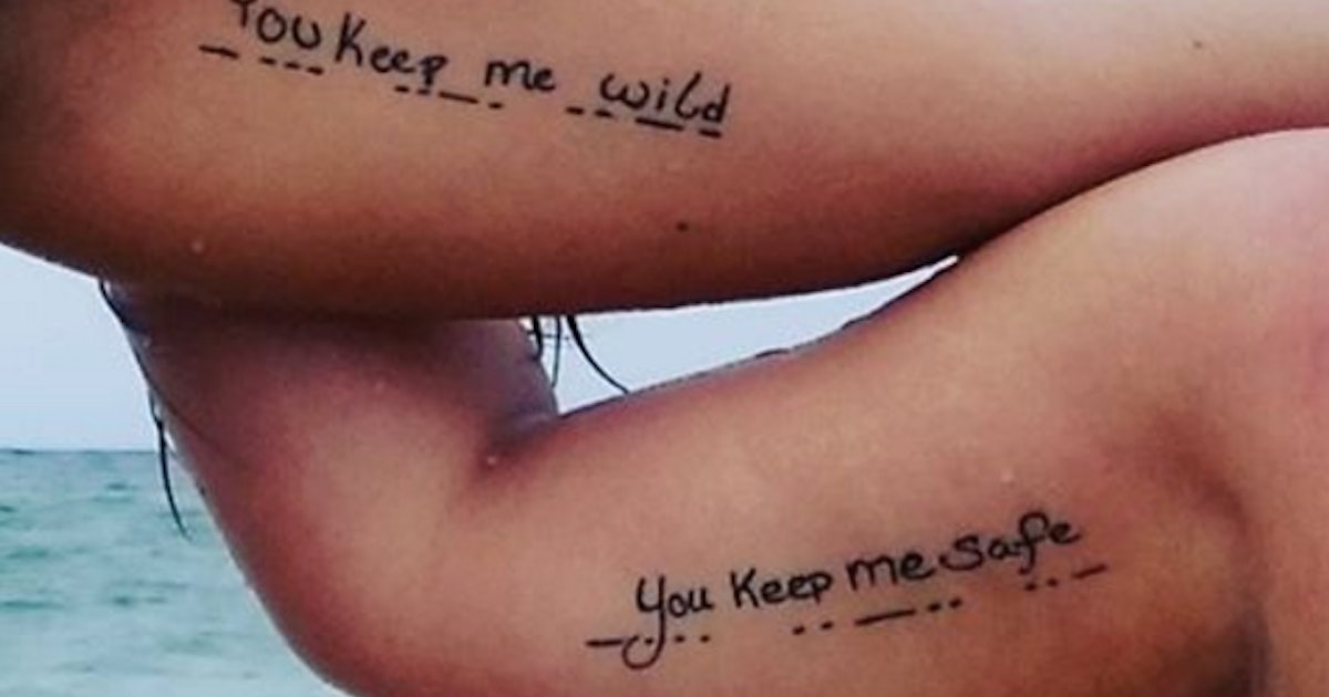 13 Mismatched Best Friend Tattoos For Besties Who Don T Want To Share Everything Photos