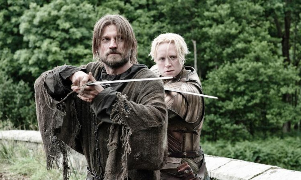 Image result for jaime and brienne