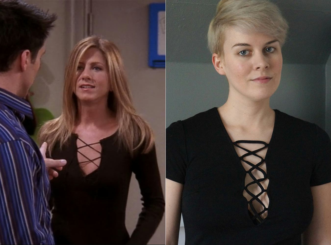 i dressed like rachel green for a week