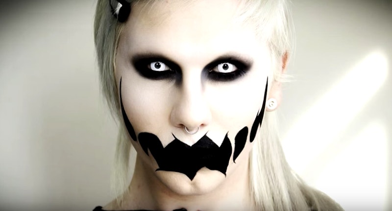 Goth make up  Makeup, Makeup looks, Halloween face makeup