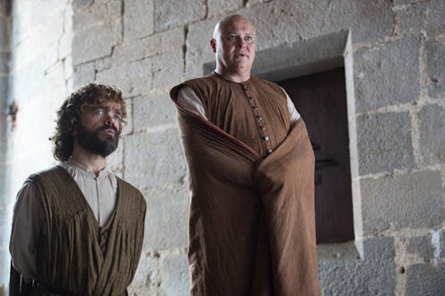 Lord Varys and Tyrion Lannister in a 'Game of Thrones' scene