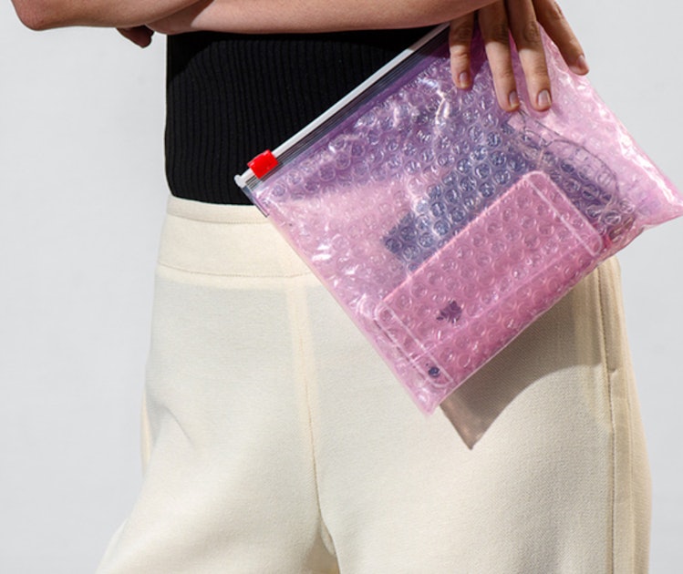 Dallasites, here's why you never toss out the Glossier Pink Bubble Wrap  Pouch, Pop Goes the City