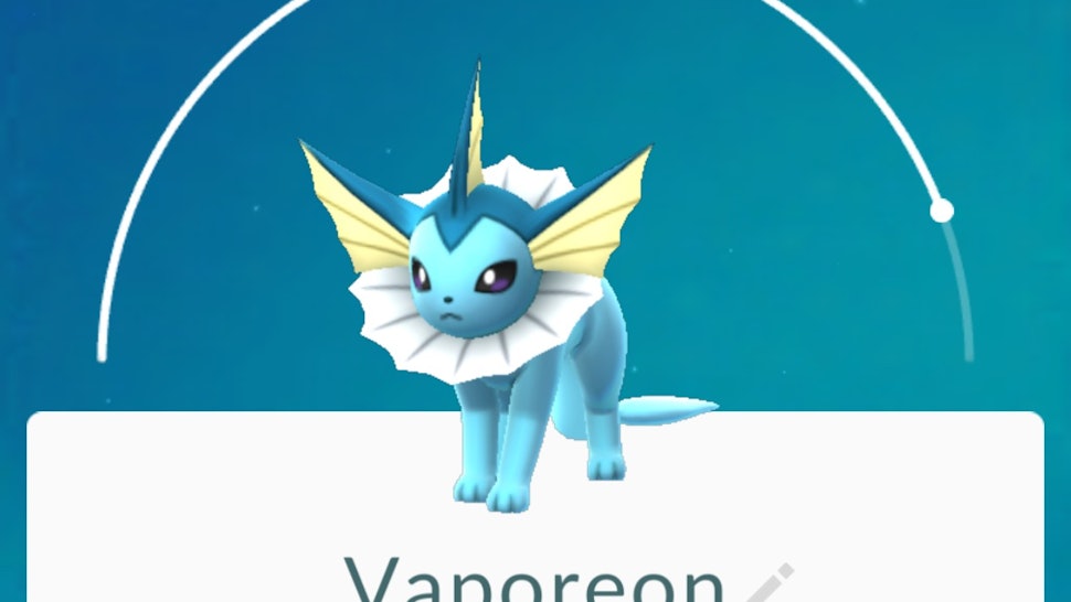 How To Get An Eevee To Evolve Into A Vaporeon In Pokemon Go