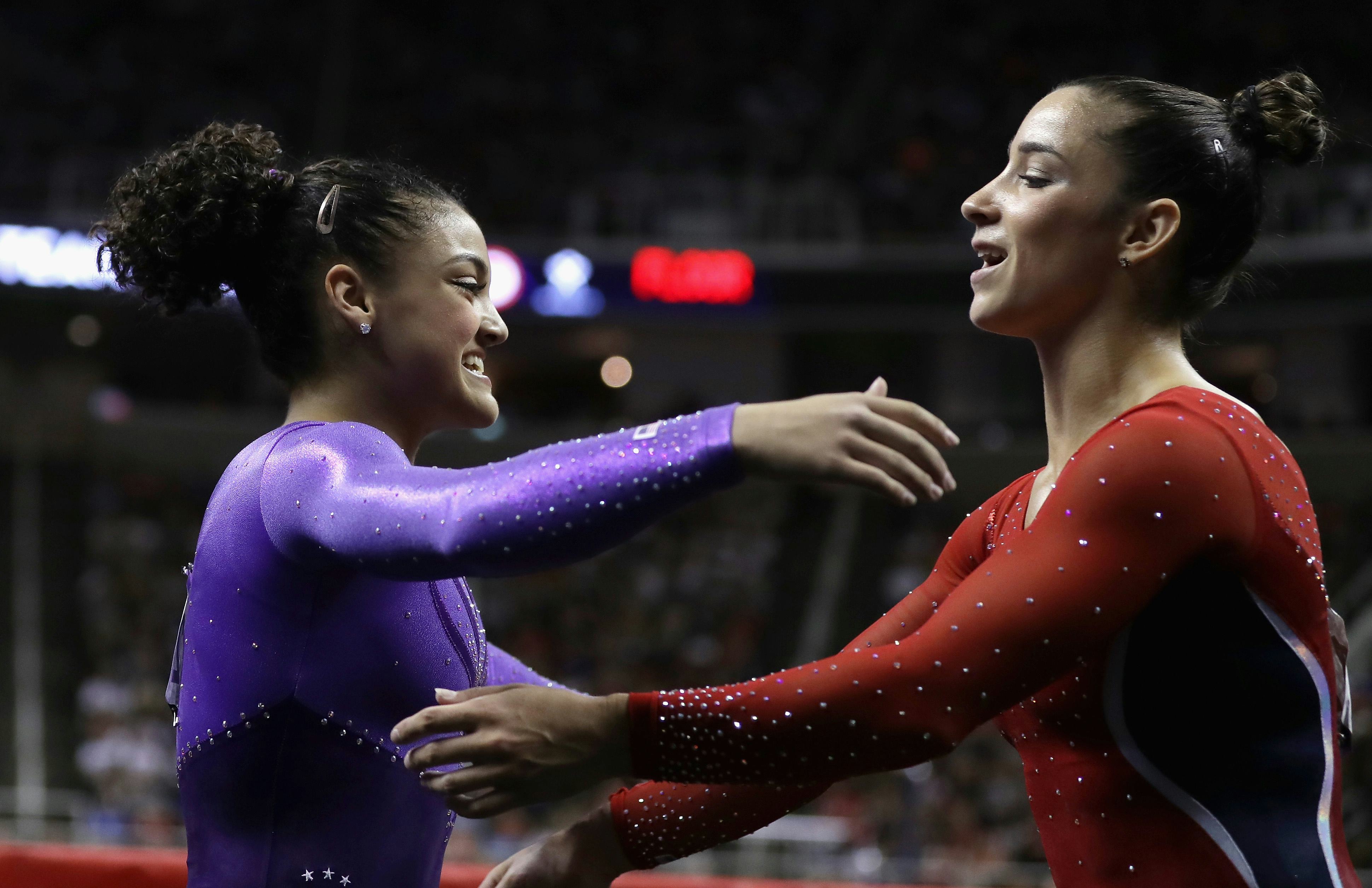 Aly Raisman Supports Laurie Hernandez At 'Dancing With The Stars' & The(00)