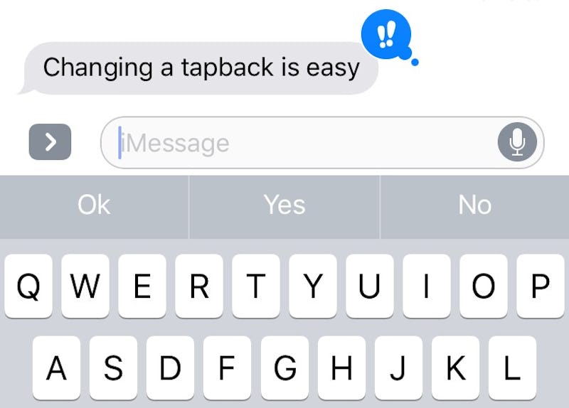 How To Change A Tapback In iOS 10 After You’ve Already Sent It
