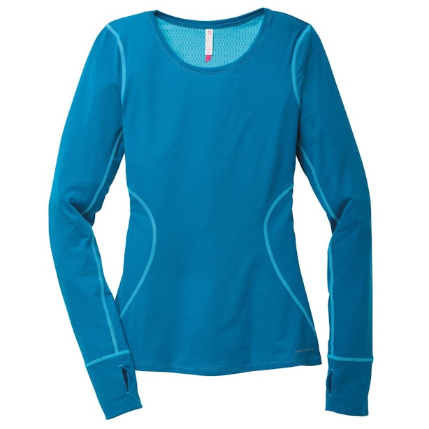 Long sleeve running shirt for hot weather